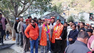 CPS SUNDER SINGH THAKUR INSPACTION FLOOD EFFACTED ARIA SAINJ KULLU
