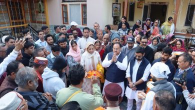 BJP LEADER JP NADDA BUA GANGA DEVI DEATH CRIMATION CEREMONY KULLU
