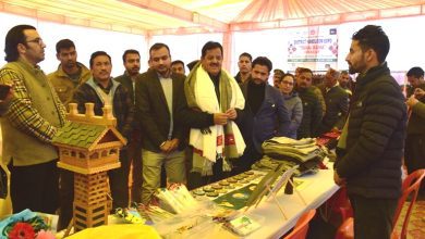 CPS SUNDER SINGH THAKUR OPEING CRAFT BAZAR KULLU
