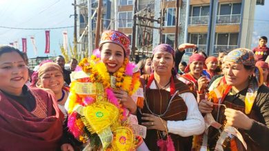 winter queen welcome vollage prini nisha thakur