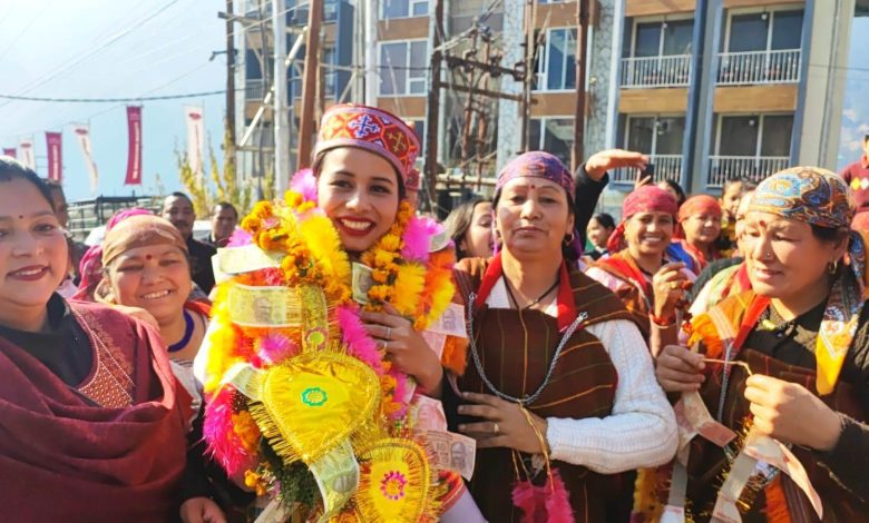 winter queen welcome vollage prini nisha thakur