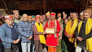 ayodhaya mandir innogration invitation maheshwar singh kullu