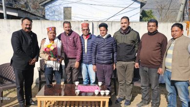 NGO FEDRATION WELCOME DAVINDERT THAKUR KULLU
