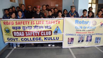 road sefety club kullu college