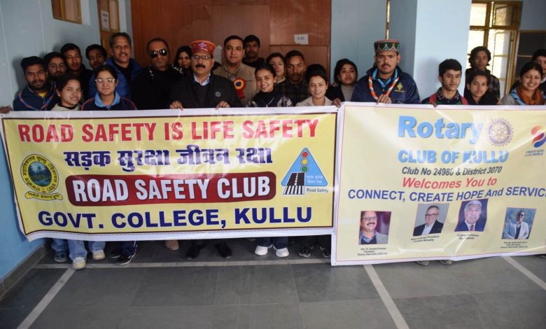 road sefety club kullu college