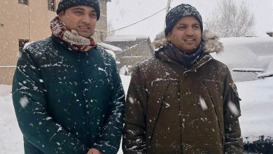 havy snowfall educational institute closed lahual sapiti sidtrict