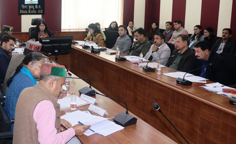 Deputy Commissioner Torul S Ravish presided over the meeting of the District Coordination and Monitoring Committee.