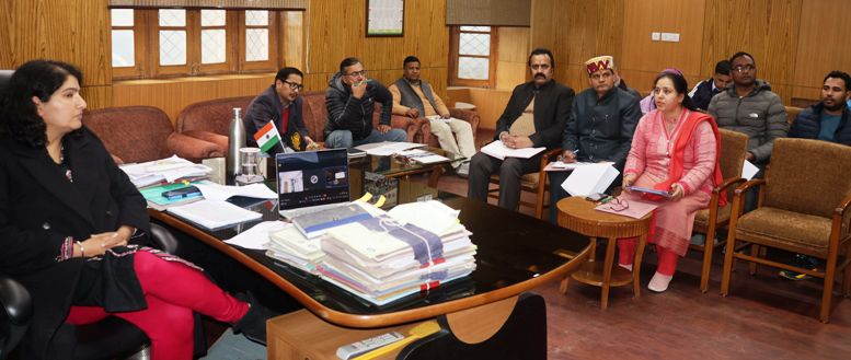 MP ELECTION PREPARATION DISTRICT KULLU MEETING DC TORUL S RAVEESH