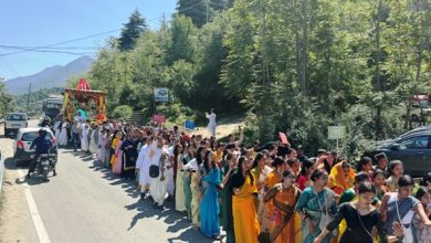 International Society for Krishna Consciousness organized a grand procession of Lord Jagannath in Devbhoomi Kullu district.