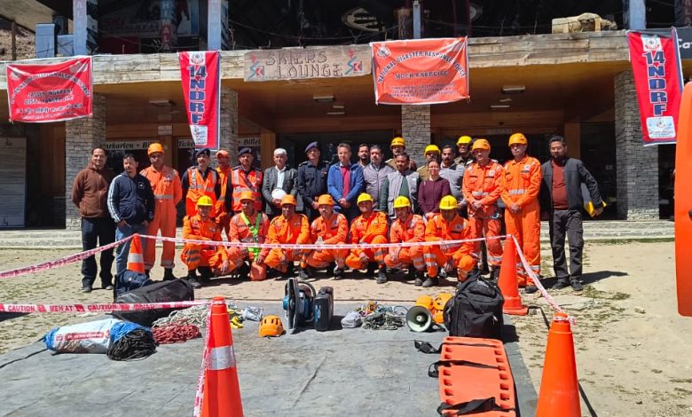 Mock drill organized at Himalayan Ropeway Solang Manali