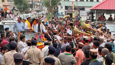 NEWS KULLU CM SUKHBINDER SINGH SUUKKHU & VIKRAMAADITIYA SONGH CONGRESS ELECTION CAMPAIGN KULLU VISUAL