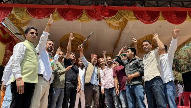 NEWS KULLU TULSI CONGRESS CANDIDATE VIKRAMADITIYA AGAINST JAI RAM THAKJUR ELECTION CAMPAIGN KULLU VISUAL