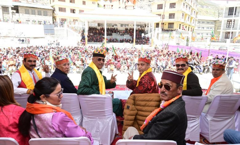 lahual sapti bjp candidate ravi thakur nomination file kelang