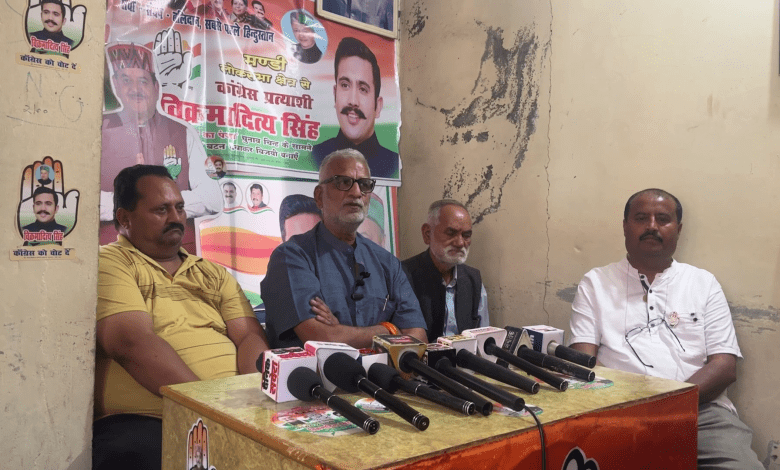 NEWS KULLU TULSI MADHYA PRADESH CONGRESS LEADER RAJEEV SINGH PC KULLU VISUAL