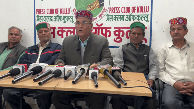 CONGRESS SENIOR LEADER OM PRAKASH SHARMA PC KULLU