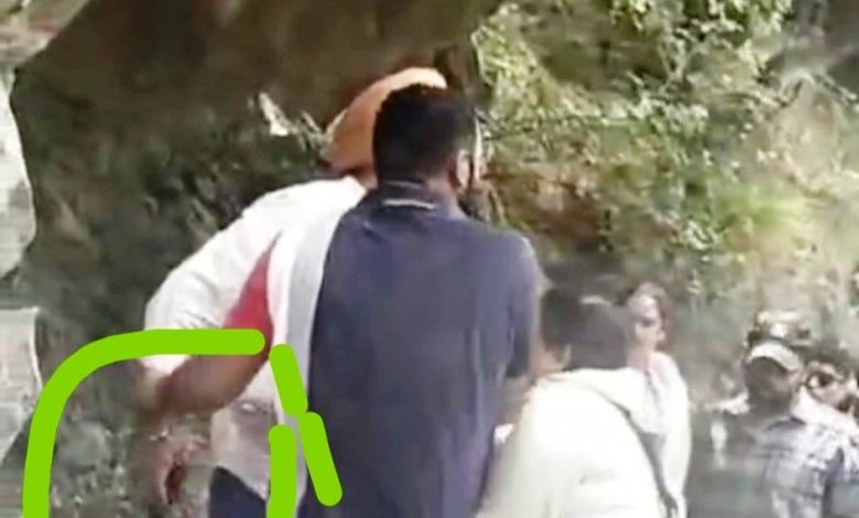 A case has been registered under the Indian Arms Act against the tourist who behaved like a bully by showing a revolver.