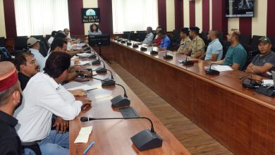 Meeting chaired by Deputy Commissioner Torul S Ravish regarding preparations for apple season 2024.