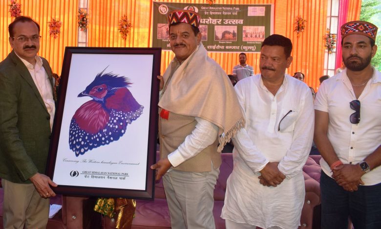 Sunder Singh Thakur participated as the chief guest in the World Heritage Festival of Great Himalayan National Park Conservation Area
