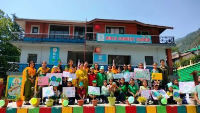 environment day celebartion kullu convent school