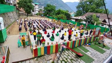 world yog divas Kullu Convent School