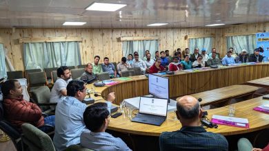 Workshop on sensitization for officers organized by Bureau of Indian Standards in Keylong