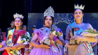 Sutradhar Princess title Cambridge International School Aarti's head was decorated with a crown