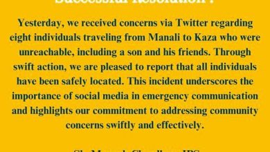 Police found 8 people who had gone from Manali to visit Kaza, this incident underlines the importance of social media in emergency communication - Mayank Chaudhary