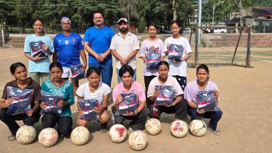 Tourism Development Corporation Chairman RS Bali kept his promise to the football players of Kullu College.