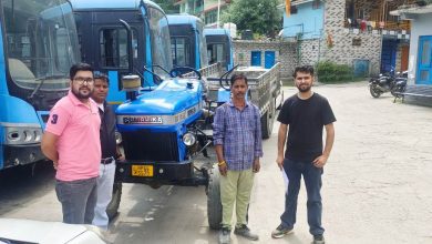 Regional Transport Officer Rajesh Bhandari today seized a tractor under the Motor Vehicles Act in Mohal for violating rules.