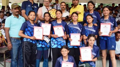 GSS Bhutti School becomes winner in handball for the first time in under 19 girl category