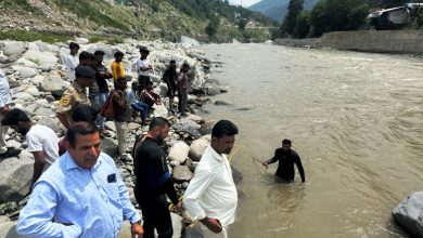 BBMB Nangal's diver's team also did not find any clue of 21 year old Mohammad Monis missing in Vyas river