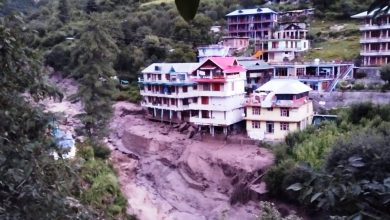 3 shops and 1 bridge washed away, a hotel also damaged due to cloud burst in Manikarna valley - To Rule S Ravish