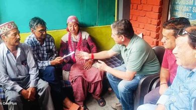 MLA Manali Bhuvaneshwar Gaur inquired about the well-being of flood affected people.