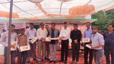 Chief Parliamentary Secretary Transport Sunder Singh Thakur distributed mini tablets to 289 primary teachers to make them technically competent.