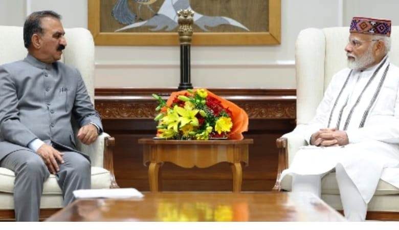 CM Sukhwinder Singh Sukhu sought financial help from Prime Minister Narendra Modi