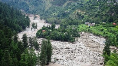 Villagers allege that due to negligence of Malana Power Project, dozens of houses, 3 temples and 60 bighas of land were damaged.
