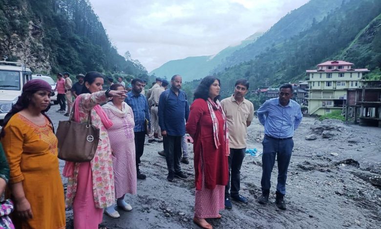 Deputy Commissioner visited Bagipul, instructions to various departments to restore services soon