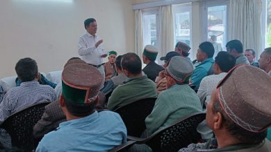 Revenue Minister Jagat Singh Negi listened to people's problems at Kinnaur district headquarters.