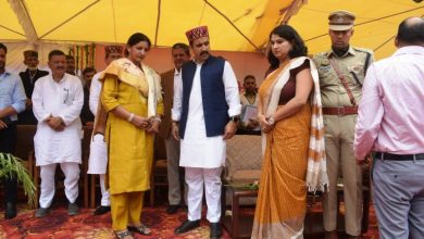 Public Works and Urban Development Minister Vikramaditya Singh presided over the district level Independence Day.