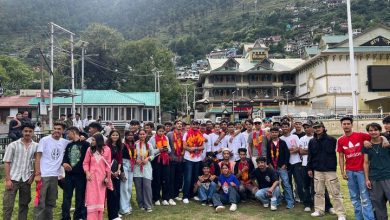 Chirag became the president of Parvati Valley Student Organization