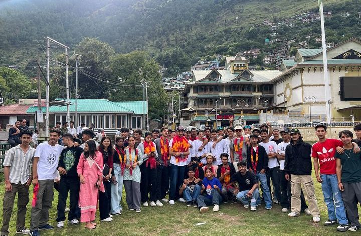 Chirag became the president of Parvati Valley Student Organization