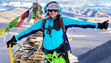 Palak Thakur of Manali conquered 6100 meter high Kiyagar peak of Ladakh.