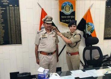 Anup Negi of Kalwari Panchayat from Tirthan Valley became Sub Inspector in Police Department.