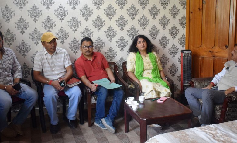 Instructions to cover cultural stage art center with waterproof system and drainage system in International Kullu Dussehra - Sunder Singh Thakur