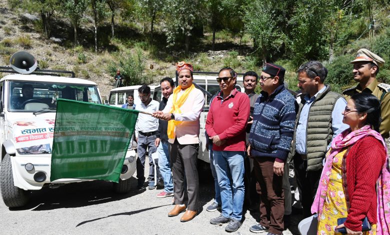 The Swachhta Hi Seva campaign in Lahaul Spiti was inaugurated by Deputy Commissioner Rahul Kumar by administering the Swachhta Oath.