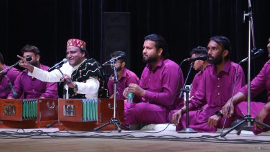 The audience thoroughly enjoyed the music of Sufi singing by renowned Sufi singer Ustad Nilay Khan and the party.