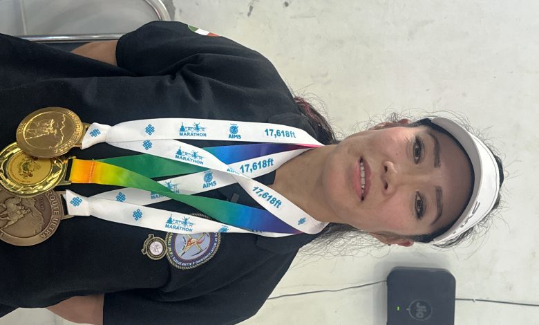 Lahaul Spiti's Tenzin Dolma won gold medal in 122 km Silk Route Ultra Run.