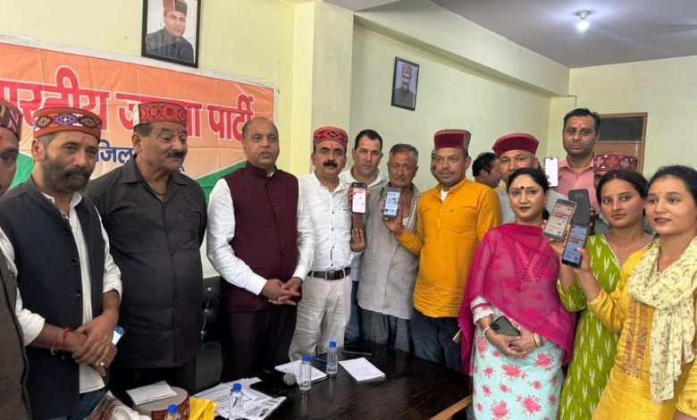 BJP has set a target of making 16 lakh members in Himachal Pradesh- Jai Ram Thakur