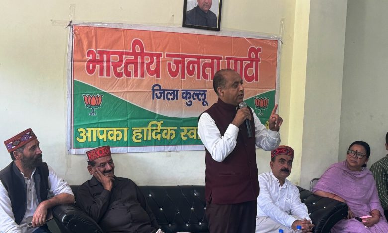 Sukhu government of the state will create a record of taking a loan of Rs 1 lakh crore by December- Jairam Thakur