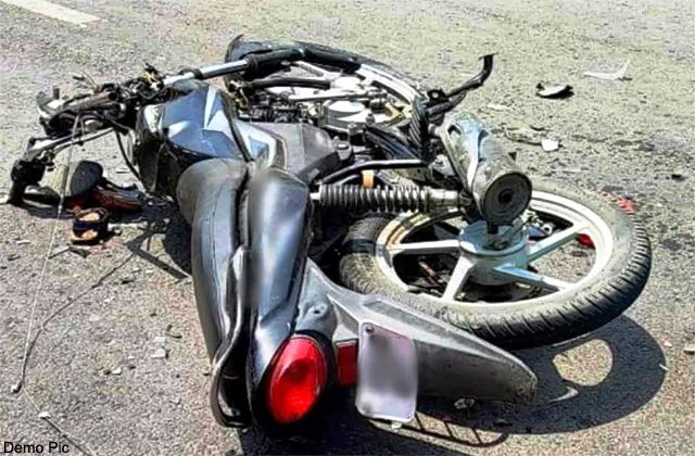 Motorcyclist lost control and collided on Naggar Nashaala road, died